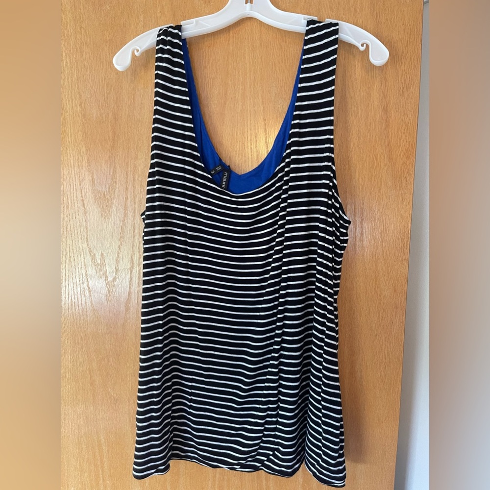 Reversible Maurice’s tank top.